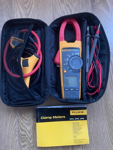 Fluke 376 true rms clampmeter - rms,