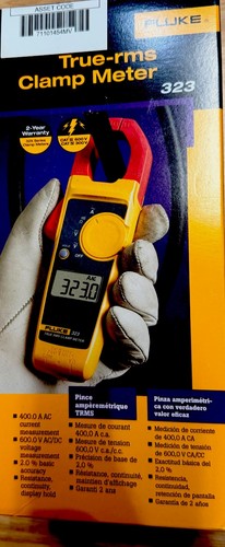 Fluke 323 clamp meter true - true, rms